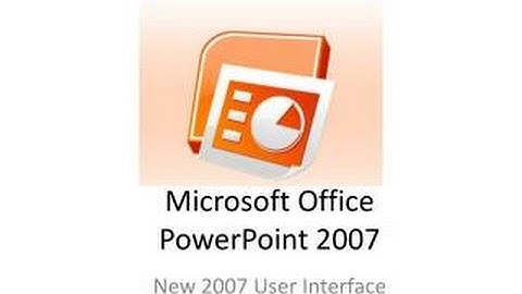 Microsoft Powerpoint 2007 Tutorial for Beginners
