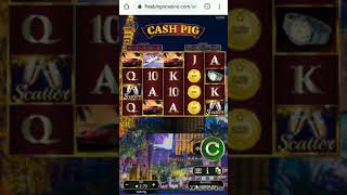 CASH PIG PLAY FREE SLOTS ONLINE ON MOBILE freebingocasino.com #Shorts screenshot 2