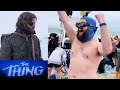Macreadythe thing  loses shorts at seaside for polar bear plunge   special olympics