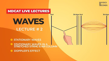 MDCAT Physics Live Lecture - Unit#6 Waves Lecture#2