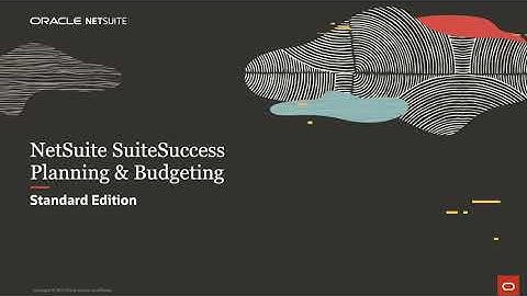 NetSuite SuiteSuccess Planning & Budgeting: Standard Edition