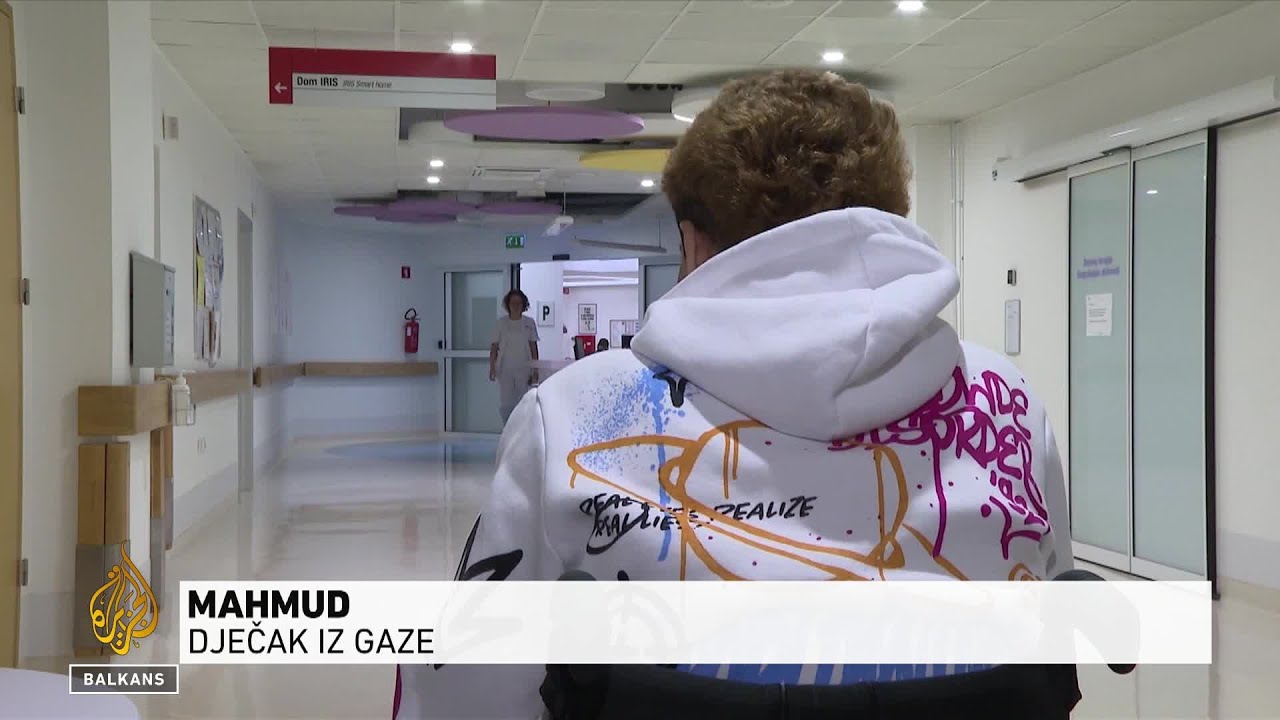 أطفال جرحى من غزة يتلقون العلاج في سلوفينيا