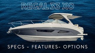 Cabin Boat With Outboards - Regal 33 XO Walkthrough Review