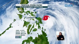 Panayam kay PAGASA Weather Specialist, Benison Estareja kaugnay sa latest sa Bagyong Paeng | 24 Oras