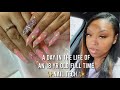 A DAY IN THE LIFE OF A NAIL TECH *18 YEARS OLD*