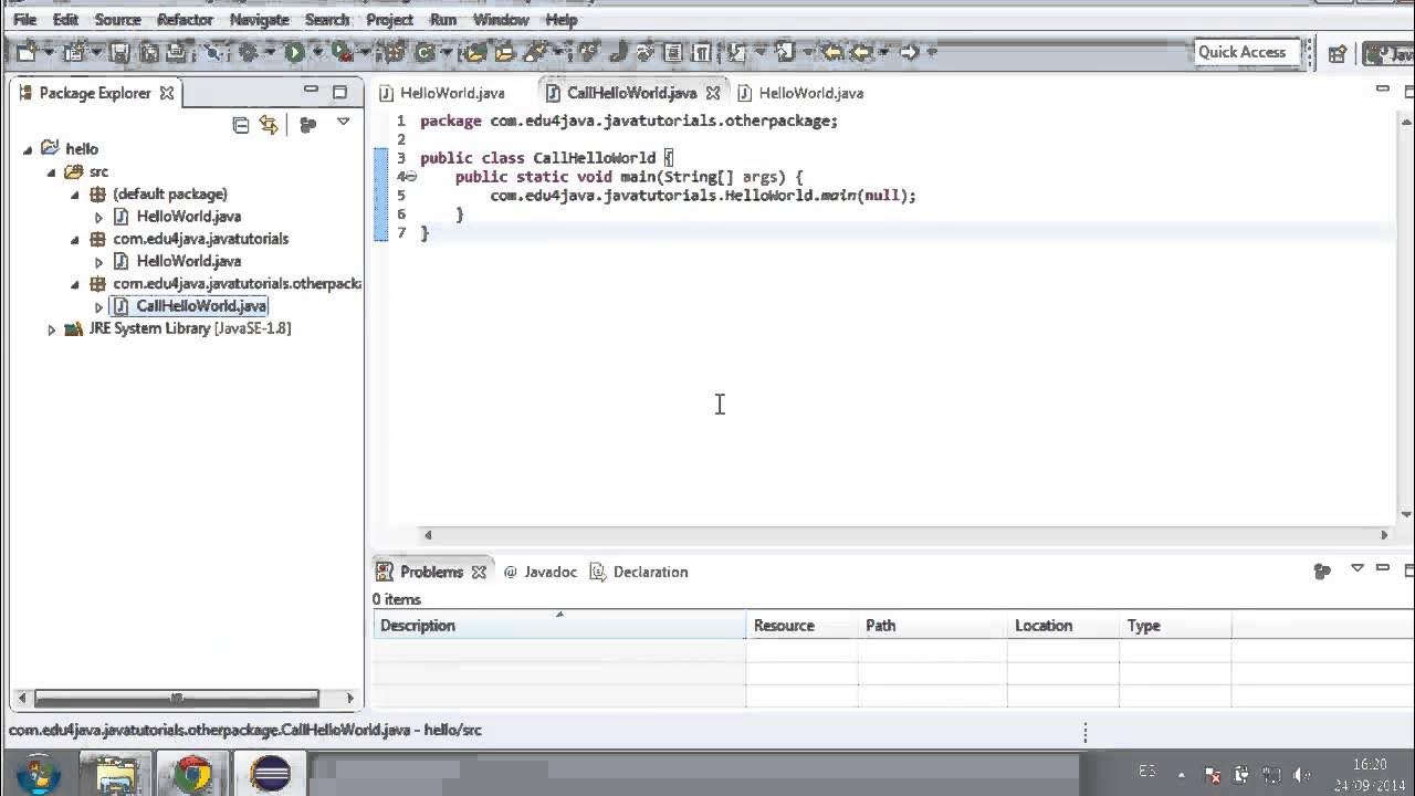 Paquetes en Java - package e import - YouTube