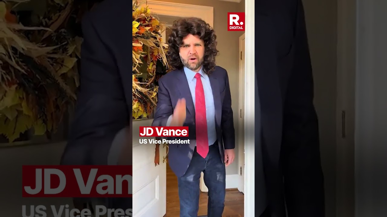 JD Vance Dresses as His Own Viral Meme for Halloween - YouTube