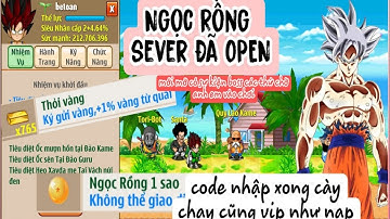 Ngọc Rồng Lậu OPEN || Nhập Code Cày Chay Cũng Thành Giàu Có Map Boss Đầy Đủ Sever Mới Mở Anh Em Vào