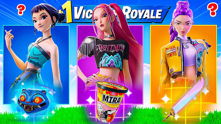 The *RANDOM* KPOP Demon Hunters Challenge in Fortnite!