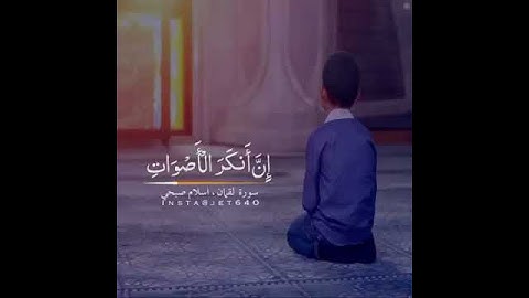 سورة لقمان إسلام صبحي أجمل حالات واتس اب