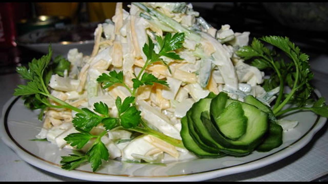Как приготовить салат с кальмарами и яйцом: рецепт и пошаговое описание приготовления Как приготовить салат с кальмарами и яйцом: рецепт и пошаговое описание приготовления