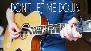 Video thumbnail of "The Chainsmokers -  Don't Let Me Down - Guitar Cover | Mattias Krantz"