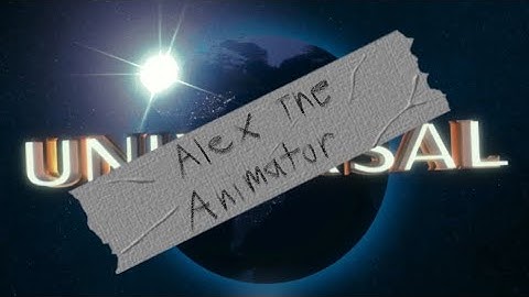 My new Movie intro (Universal studios parody)￼