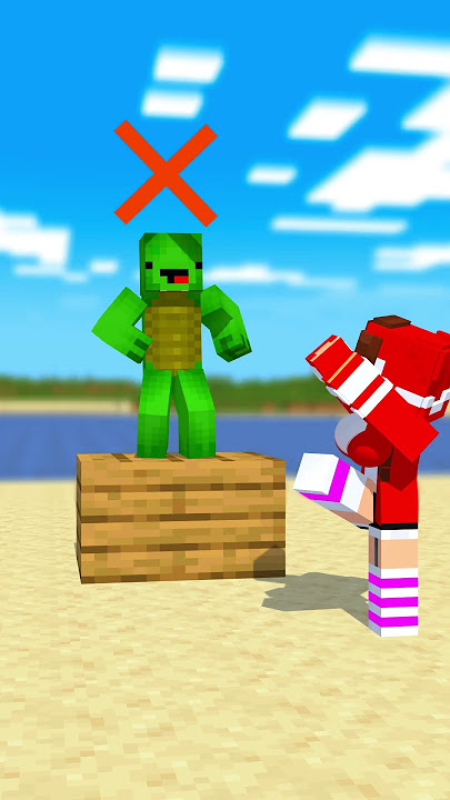 Who is the best lonely Dancer | JJ and Mikey #minecraft #maizensisters