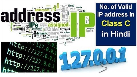 IP Addressing part 6 in hindi | No. of Valid IP in Class C | by rohit shanu