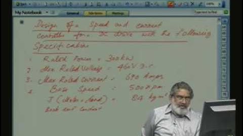 Lecture - 21 DC Motor Speed Control Controller Design 3