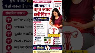 👉👉Heavy Periods Ko Ignore Mat Karo! | Excess Bleeding Causes, Tests & Treatment #menorrhagia