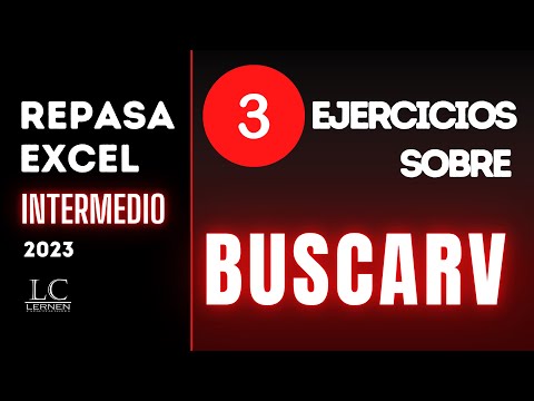 3 ejercicios sobre la función BUSCARV en Excel | REPASOS 2023 #buscarv  ✅✅✅