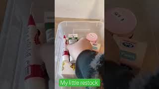 Ordnung schaffen im Schrank restock  restockingandorganizing backenistliebe  auffüllen asmr