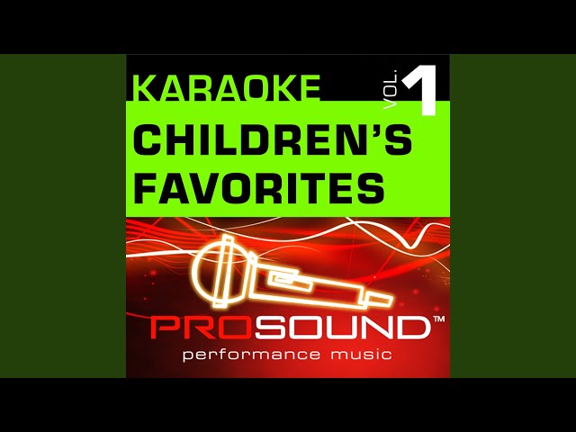 Barney Theme (Karaoke Lead Vocal Demo) (In the style of Children's Favorites) class=