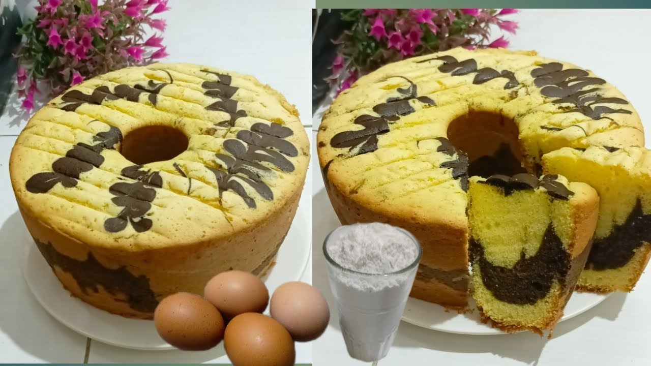 BOLU SUSU EMPAT TELUR TAKARAN GELAS SUPER LEMBUT