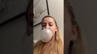 BLOWING BUBBLES INSIDE OF A BUBBLE😍 Learning new tricks🫧 #asmr