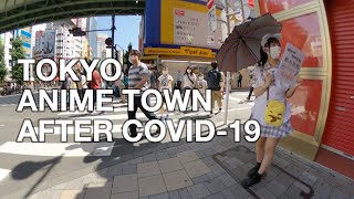 Ride in Akihabara, Tokyo's Anime Town | After Lifting of State of Emergency on COVID-19