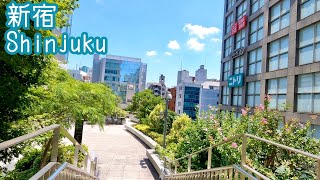 新宿4K Tokyo Walknewoman Shinjuku Rooftopnewoman外階段で6階から3階へ