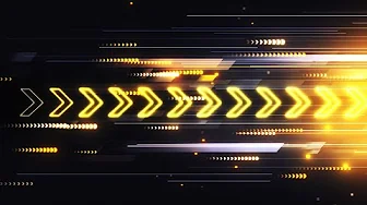 Speed Movement Futuristic Esports Neon Gold Arrows Background video | Footage | Screensaver