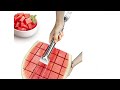 CripsTaste Watermelon Fork Cutter Slicer Tool, Stainless Steel Fruit Cutter Melon Slicer Cutter Tool