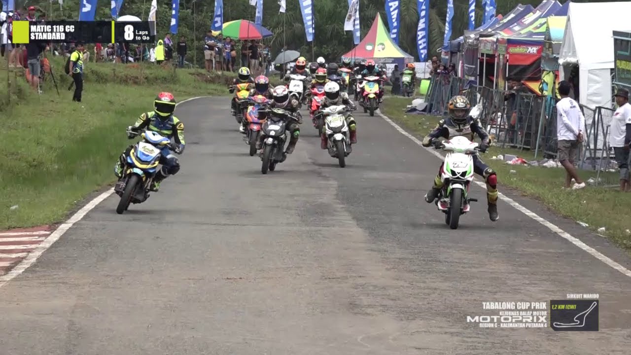 Novan 227 Menggigit di Kelas Matic 116 CC Standard - Kejurnas Motoprix Marido