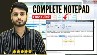 Famous Notepad Complete Tutorial for Beginners | in Hindi Wealth
