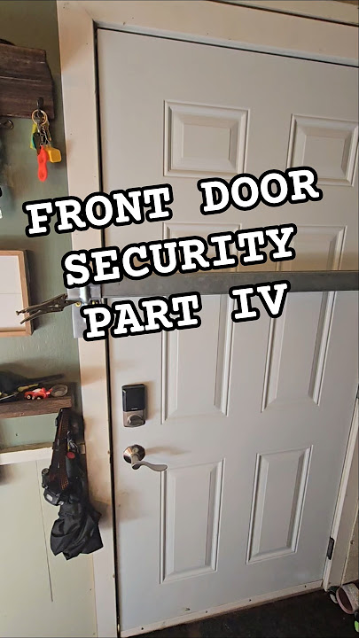 My response to the commenters on my viral TikTok about my front door security measures