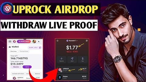 Uprock Withdrawal Live Full Process || Uprock Mining TGE Update। Uprock App