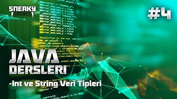 Java Dersleri|Int ve String Veri Tipleri| #4