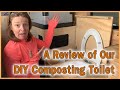 OUR DIY COMPOSTING TOILET REVIEW: An inexpensive but fully functional camper van toilet that we love