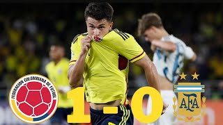 Colombia vs Argentina Campeonato Sudamericano Sub-20 2023
