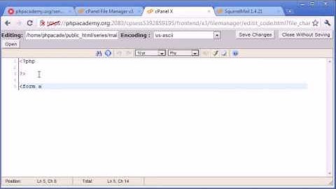 Beginner PHP Tutorial-100 Creating a Simple Contact Form Part 1