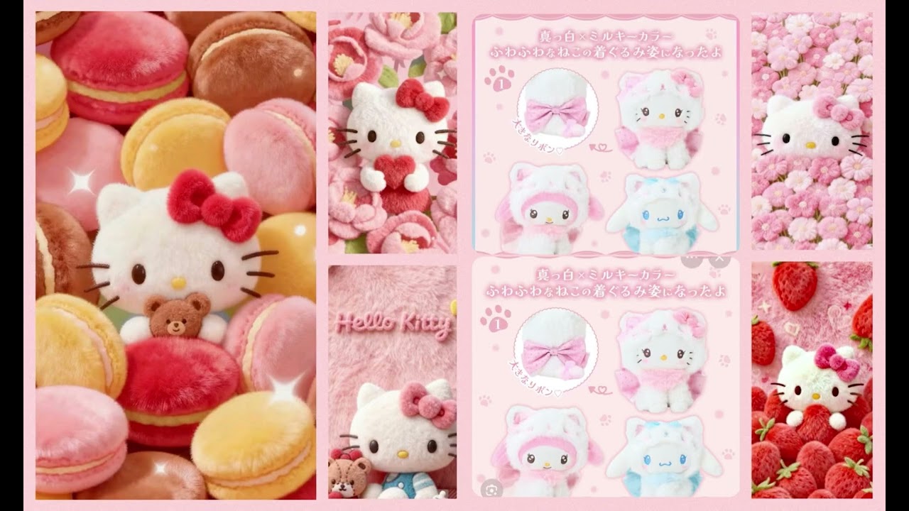 🎀 真っ白メミルキーカラー🐱ふわふわなねこの着ぐるみ姿になったよ