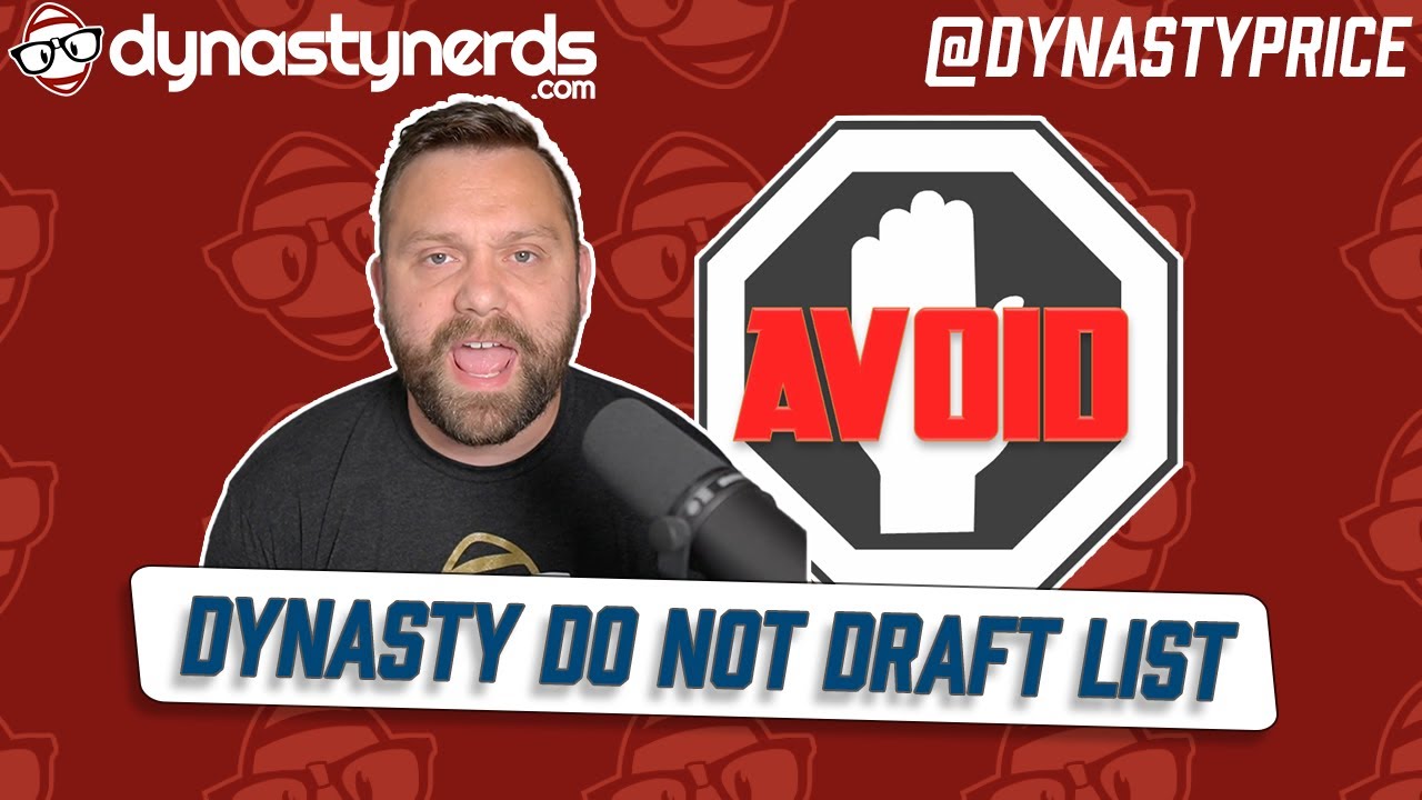 Dynasty Do Not Draft List 2022 Dynasty Fantasy Football YouTube