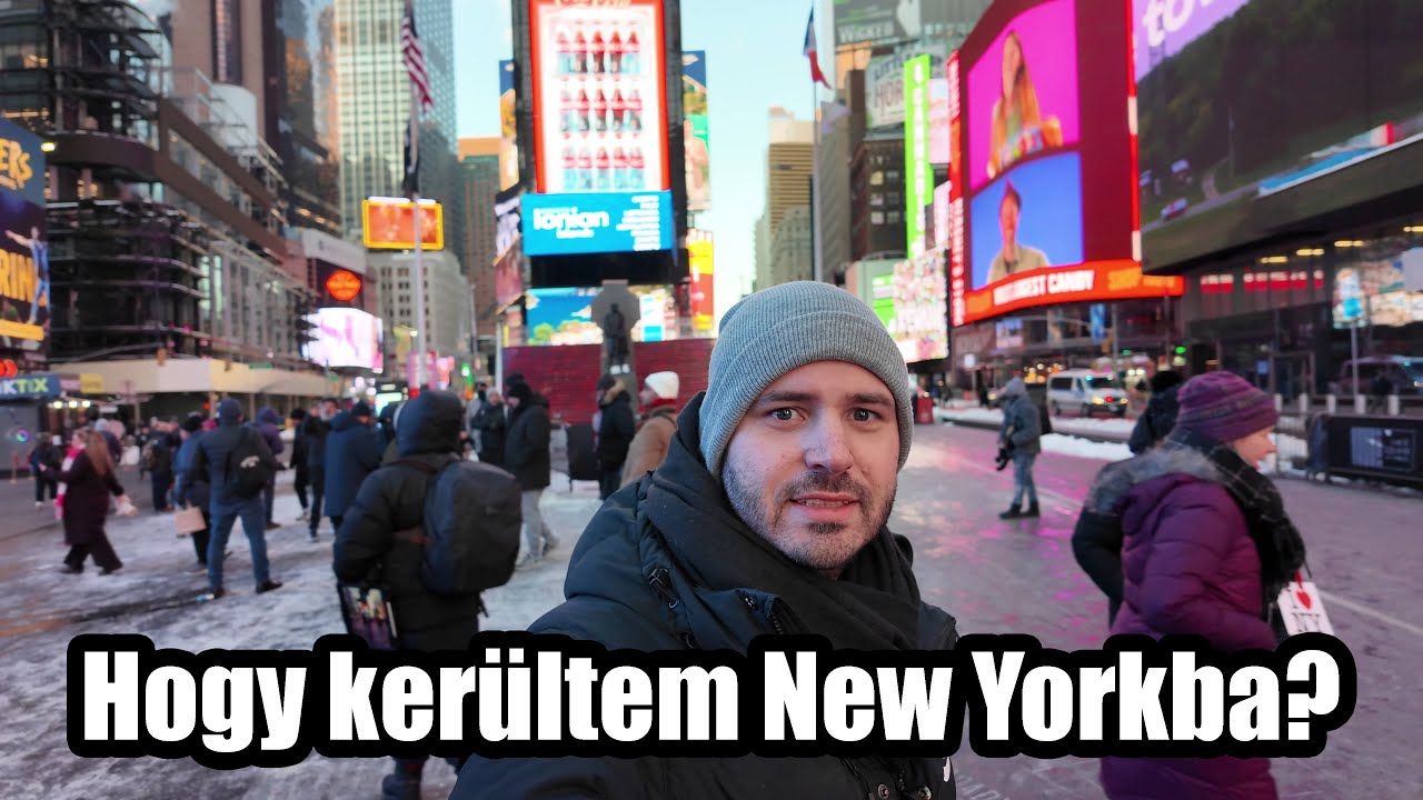 Utazás New Yorkba - Budapesttől a Times Square-ig | New York 1. rész