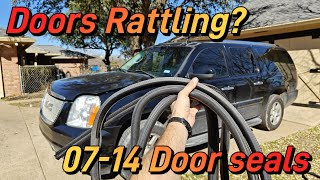 07-14 GMC and Chevrolet Doors rattling? GMT-900 door seals replacement