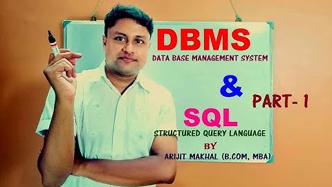 DBMS।। SQL PART-1।।  WBCHSE CLASS XII।। COMPUTER APPLICATION। COMPUTER SCIENCE।