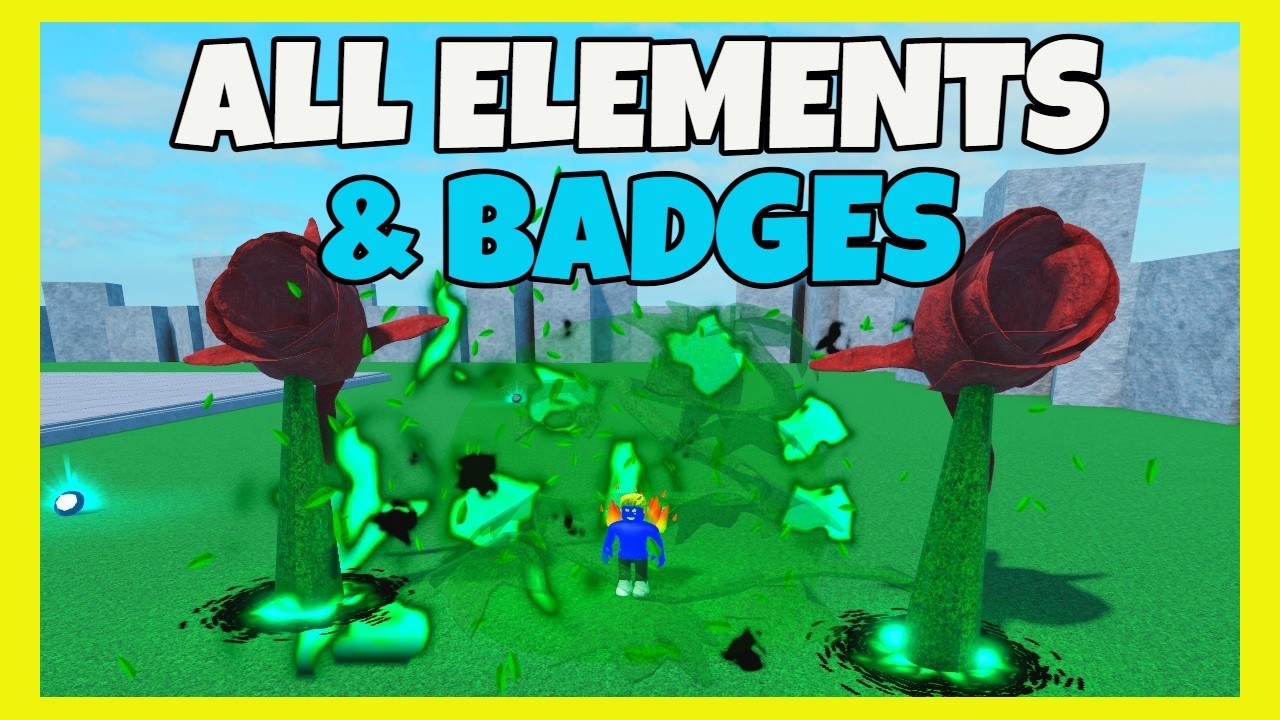 Roblox ELEMENTAL MAGIC ARENA How to get ALL ELEMENTS and BADGES - YouTube