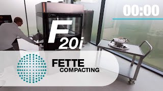 Efficient Turret Changeover With The F20I In A Time-Lapse Fette Compacting