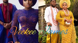 Beautiful traditional dresses worn for @VeekeeJames wedding. Nigeria wedding 2024
