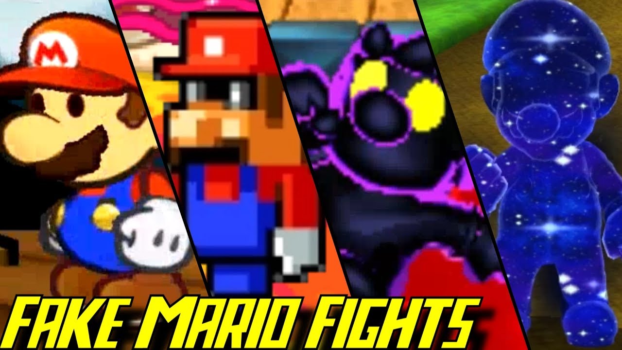 evolution of fake mario battles 1999 2017 youtube
