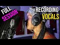 FULL STUDIO SESSION| How to Sing in the Studio| The Recording Process| Family in the studio VLOG 10