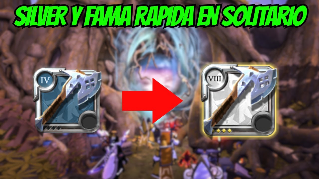La mejor manera de subir spec y ganar plata en solitario / Caminos avalonianos Albion Online