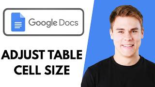 How to Adjust Table Cell Size in Google Docs (Cell Size Adjustment)